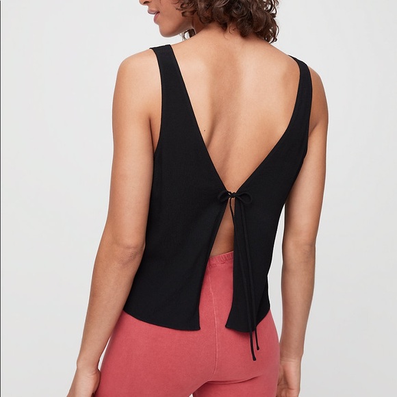 Aritzia Kempner Open Back Blouse - Picture 3 of 4
